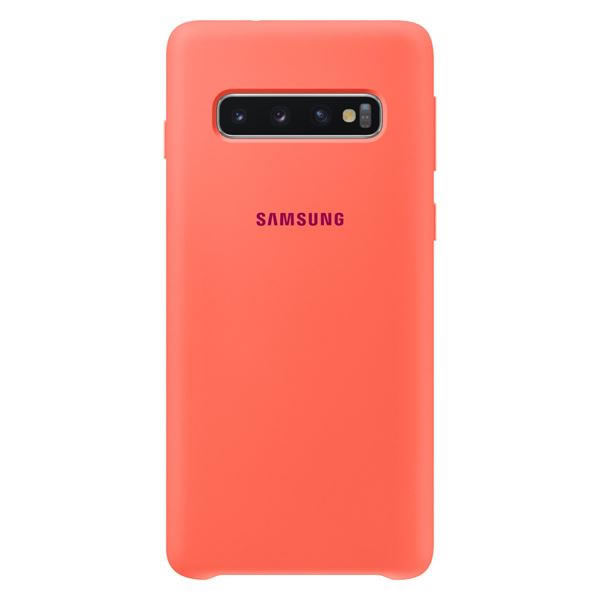 Samsung S10 Silicone Cover Berry Rosa